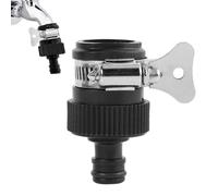 Indoor Tap-Hose Connector, Threadless Faucet Adaptor for 12-16mm Taps, Universal Hose Fitting with Clamp Suitable for Most Faucets, Washing Machines, Gardening, Car Washers（12-16mm）