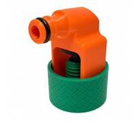Indoor Tap to Garden Hose Connector with Adjustable Flow Control - Angled Outlet Kitchen Mixer Tap Hose Adapter - Fits Standard Quick-Fit Hoses - Watering, Cleaning & Pet Rinsing