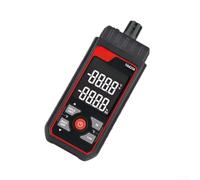 Indoor Temperature Humidity Meter Digital Hygrometer Gauge Fast Refresh Rate Wet Bulb Display for Baby Room Kitchen Cellar Black 15.2cm(TA621A)