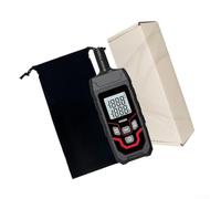 Indoor Temperature Humidity Meter Digital Hygrometer Gauge Fast Refresh Rate Wet Bulb Display for Baby Room Kitchen Cellar Black 15.2cm(TA626A)