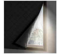 Indoor Thermal Insulating Curtain 50-200cm Width Self-Adhesive Window Insulation Kit 3-Layer Ox Fabric for Attic Basement RV Height 50-300cm (140x280cm)