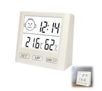 Indoor Thermometer, Digital Hygrometer Room Thermometer and Humidity Gauge, Temperature Monitor with °C/°F Switch, Comfort Indicator, Alarm Clock,Temperature Sensor,Hygrometer