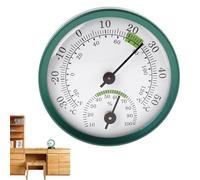 Indoor Thermometer - Wireless Wall Mount Device, LCD Screen Weather Monitor System, Measures Temperature Humidity Levels Effectively, Reliable Reading Tool for Garden Cellar Closet