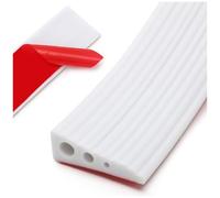 Indoor Threshold Ramp, Non-Slip Rubber Wheelchair Ramps, Cuttable Floor Tile Threshold Transition Strip, for Doorways, Driveways, Steps, Scooters, Sweeper, Baby Stroller,White,60 * 1 * 2cm