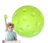 Indoor Training Pickleball Ball - PU Silent Pickleball Balls | High-Density Low Noise Foam Ball Soft Picklleball for Game Training Sports Outdoor Indoor Accessories