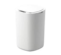 Indoor Trash Can 12L Home Intelligent Electric Garbage Rubbish Bin Smart Trash Can Automatic Sensor Dustbin Home Garbage Bin Garbage Can (Color : White)