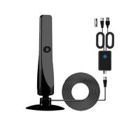 Indoor TV Aerial 1080P 4K HD Digital Antenna Aerial Signal Amplifier for Smart TV High Gain Indoor Outdoor 360°