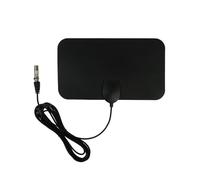 Indoor TV Aerial,50 Miles Range 360°Reception TV Aerial Indoor Support 4K HDTV for TV Antenna with Signal Booster, 12FT Coaxial Cable, Clear Picture & Sound, Suitable for Local Channels