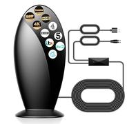 Indoor TV Aerial,560+ Miles Range Digital TV ariels indoor for Smart TV and Older TVs,Support 4K 8K 1080P HD Local Channels with 18FT HD Cable & Signal Booster (0219-DXL-2028-CP-3)