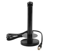 Indoor TV Aerial, High Gain Digital HD TV Antenna Indoor, Long Range Portable Ariel with Signal Booster, Magnetic Base for Television USB Live TV Tuner DAB Radio 4K 1080P VHF UHF, 1.5M Coax Cable