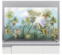 Indoor TV Cover Soft Polyester Fabric Dust and Sun Protection for Flatscreen Televisions and PC Displays