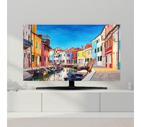 Indoor TV Dust Cover, 32-80 Inches Indoor Universal TV Cover, Dustproof TV Screen Protector Dust Proof Cover, Polyester Fabric Printed Dust-Proof Protector(Color:Color1,Size:32inch)