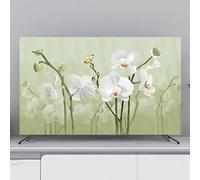Indoor Universal TV Cover, 32-80in Soft Polyester Fabric Printed Dust-Proof Protector, Indoor Dust-Proof Screen Anti-Scratch Protection TV Cover(Color:Color3,Size:40-43inch)