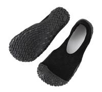Indoor Walking Shoes, Barefoot Shoes, Barefoot Training Shoes | Lightweight Lightweight Sole Socks Flexible Indoor Shoes for Women and Girls, Black, 9 UK