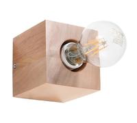 Sollux Lighting Ariz Wood Natural 1 Light Classic Wall Light