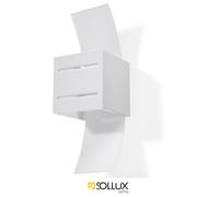 Modern Wall Lamp 30x10x12cm 1xLight Sollux Lighting White One Size