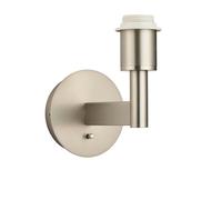 Indoor Wall Light Fitting - Matt Nickel Plate - Circular Wall Plate Loops Metallics One Size