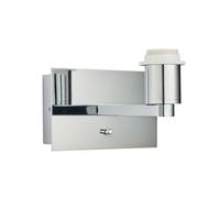 Indoor Wall Light Fitting - USB Socket - Polished Chrome Rectangular Wall Plate Loops Multi One Size