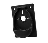 Indoor Wall Mount Drilling Dusts Catcher, Black | Drill Debris Cup Collector with Center Guide for Shelf Curtain Bracket Setup