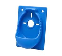 Indoor Wall Mount Drilling Dusts Catcher, Blue | Drill Debris Cup Collector with Center Guide for Shelf Curtain Bracket Setup