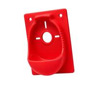 Indoor Wall Mount Drilling Dusts Catcher, Red | Drill Debris Cup Collector with Center Guide for Shelf Curtain Bracket Setup