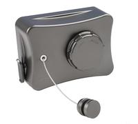 Indoor Wall Mounted Clothesline 5 1 Meter, Efficient Retractable Laundry System with Space Saving Features (Gray)