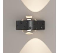 Indoor Wall Sconce Nordic Modern 12W Led Wall Lighting, Living Room Bedroom Bedside Hallway Wall Light Fixtures, Cream Mini Wall Lamp with Acrylic Shade
