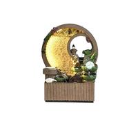 indoor water feature Chinese Style Flowing Water Ornaments Living Room Office Fountain Feature water features for the garden(Large)