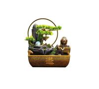 indoor water feature Living Tabletop Water Fountain, Resin Meditation,Desktop for Home Office Decor water features for the garden(Large)