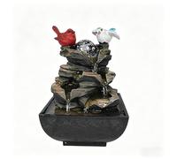 Indoor Water Fountain, Small Water Fountain Indoor, Indoor Water Feature with Desk Waterfall, Zen Table Top Fountains for Home Office Desk Decor, Mini Tabletop Fountains