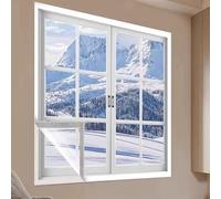 Indoor Window Insulation Kit Thermal Insulated Keep Cold Out Storm Warm in Winter for Glass Windows Home and Bedroom, Living Room