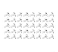 Indoor Window Mesh Holder Clips Easy Install(30 pcs per Pack) | No drill installation, press-fit design, quick DIY repair, fits most frames, 20-piece value set