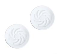 Indoor Window Sill Plant Trays 2-Pack Space Saving(White 23cm)