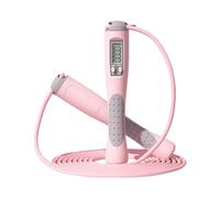 Indoor with Digital Counter for Adults Adjustable 28m Smart Workout Precision Bearing Swivel -Slip Foam Grip Portable Fitness Gear for Home Gym Training Steel Wire Cord (C, 280cm)