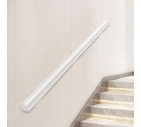 Indoor Wood Wall Railing il14 FT Nonslip Grab Handle for Loft & Porch Supports 440lbs Available in 30/80/120/240/300cm Slish White Design