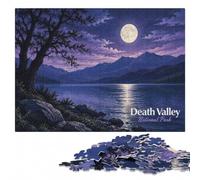 Indoor Wooden Puzzle, Adults, Death Valley National Park, 1000 Pieces | Piece-by-piece progress - a simple way to organise the image on quiet evenings.