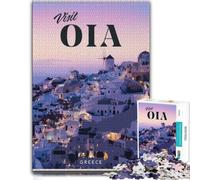 Indoor Wooden Puzzle, Adults, Visit Oia, 1000 Pieces | A hands-on home pastime - a practical indoor pastime on weekends.