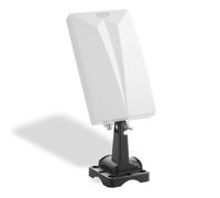 Xoro Han 600 DVB-T Patch Cable T2 Kombo Filter Active Antenna with Built-In Amp (LTE Noise Reduction, 3.5M, Indoor and Outdoor) White