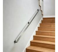 Indoors Staircase Railing｜Stainless Steel Wall Handrail for Stair｜Modern Staircase Banister Hand Rail for Outdoor Steps Grab Rail Safety Support Rod for Loft Corridor(12ft/360cm)
