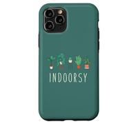 INDOORSY Illustrated Potted Plants Gardening Meme Case for iPhone 11 Pro