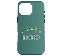 INDOORSY Illustrated Potted Plants Gardening Meme Case for iPhone 16 Pro Max