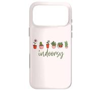 INDOORSY Illustrated Potted Plants Gardening Meme Case for iPhone 17 Pro Max