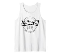 Indoorsy Retro Antisocial Women Men Introvert Tank Top