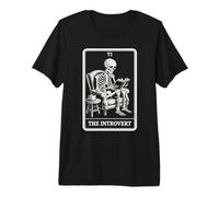 Indoorsy The Introvert Tarot Card Reading Introvert Premium T-Shirt