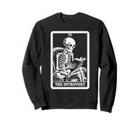 Indoorsy The Introvert Tarot Card Reading Introvert Sweatshirt