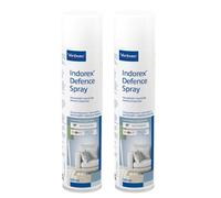 Indorex Defence Household Flea Spray | 2x 500ml Can | Protect Home from Fleas & House Dust Mites | Long-Lasting Protection for Up to 12 Months