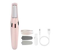 IndoTeam Electric Foot File - Rechargeable Hard Skin Remover - Waterproof Callus Remover Pad Foot Scraper - Professional Pedicure Tools Set with Storage Bag for Dry Dead Skin Cracked Heels Calluses