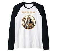 Indra Hindu God and King of the Devas Hinduism Raglan Baseball Tee