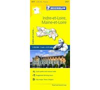 Indre-et-Loire, Maine-et-Loire - Michelin Local Map 317: Map