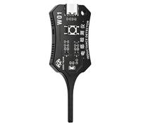 Inductance Meter for Precise Testing of Electronic Components, Circuit Analysis with Metal Housing, ABS Insulation, Professional Tool for Troubleshooting Circuit Boards (Black, 7.5 cm)